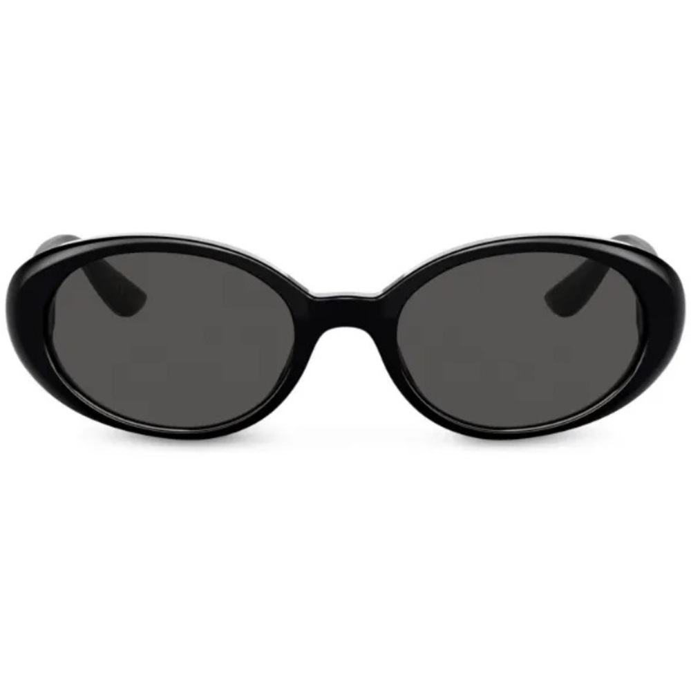 Dolce & Gabbana Re-Edition Black Oval Sunglasses